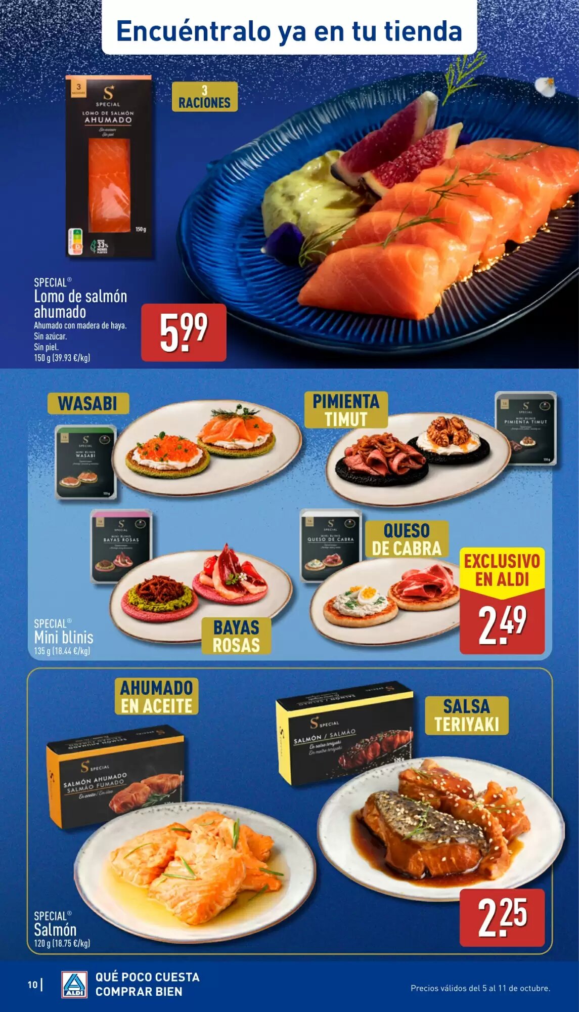 Folleto promocional de ALDI válido desde el 05/10/2026 - Página 10.