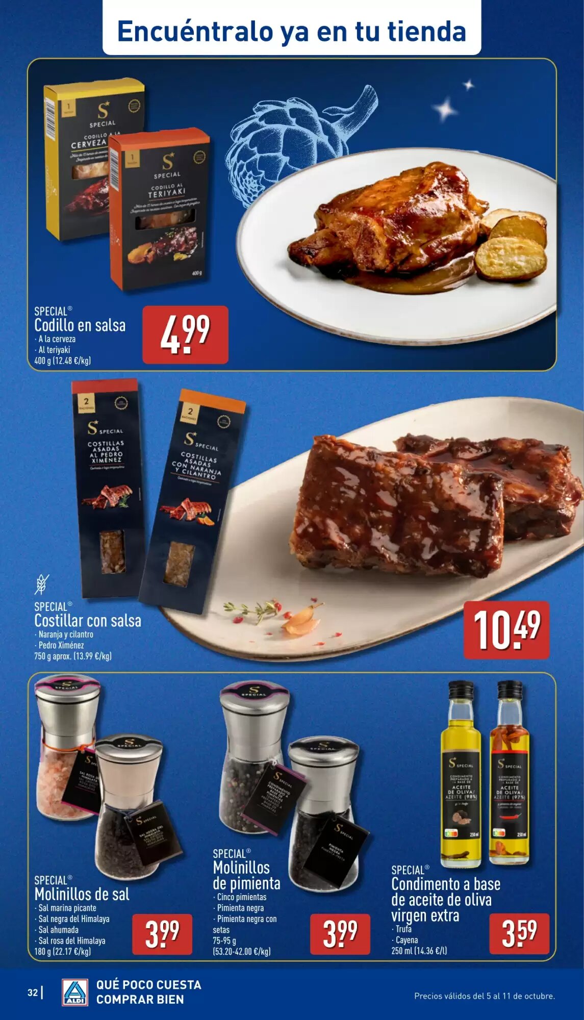 Folleto promocional de ALDI válido desde el 05/10/2026 - Página 32.