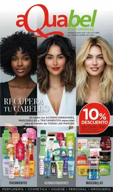 Folleto promocional de Aquabel Perfumerías válido desde el 06/10/2026