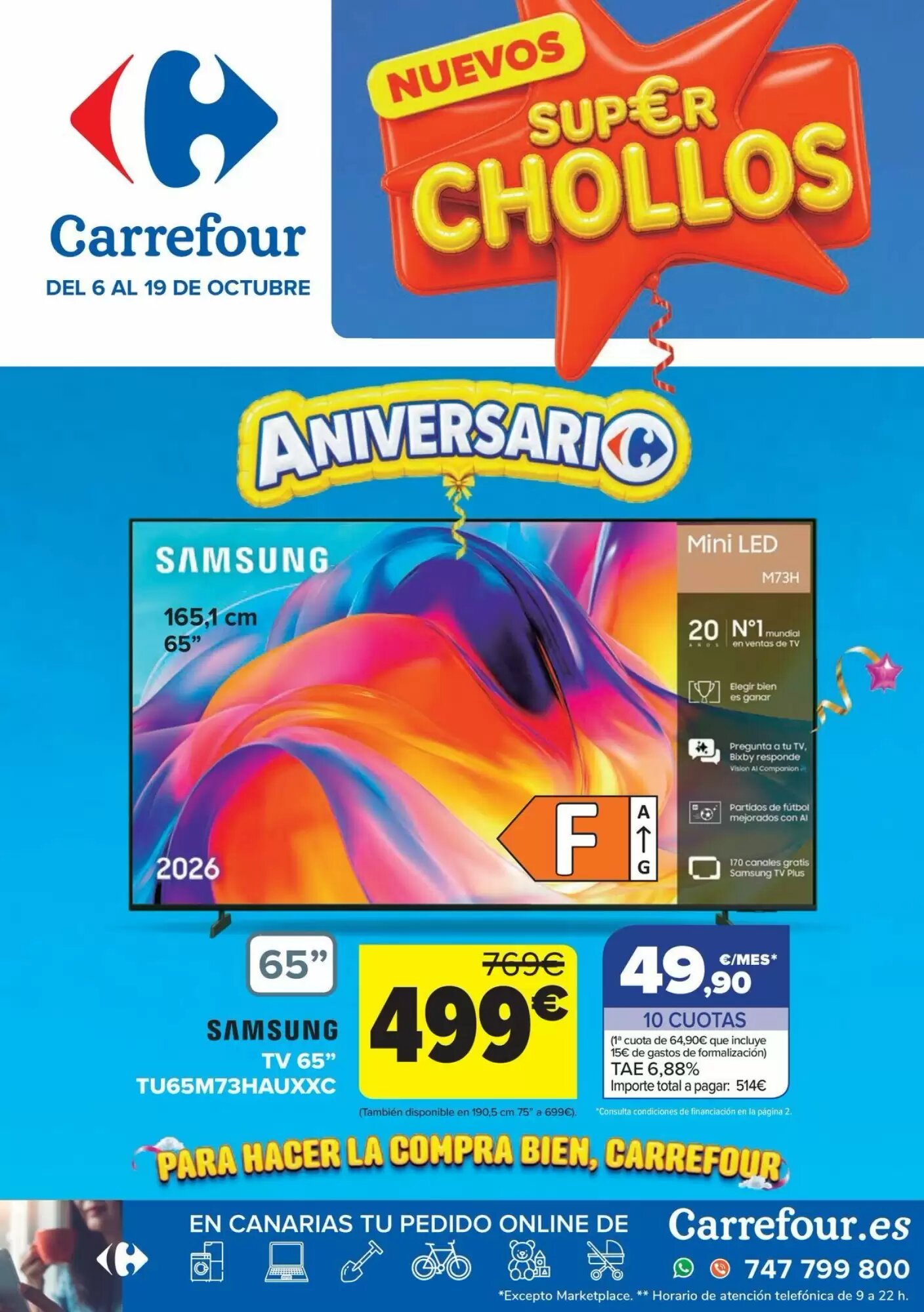 Folleto promocional de Carrefour válido desde el 06/10/2026 - Página 1.