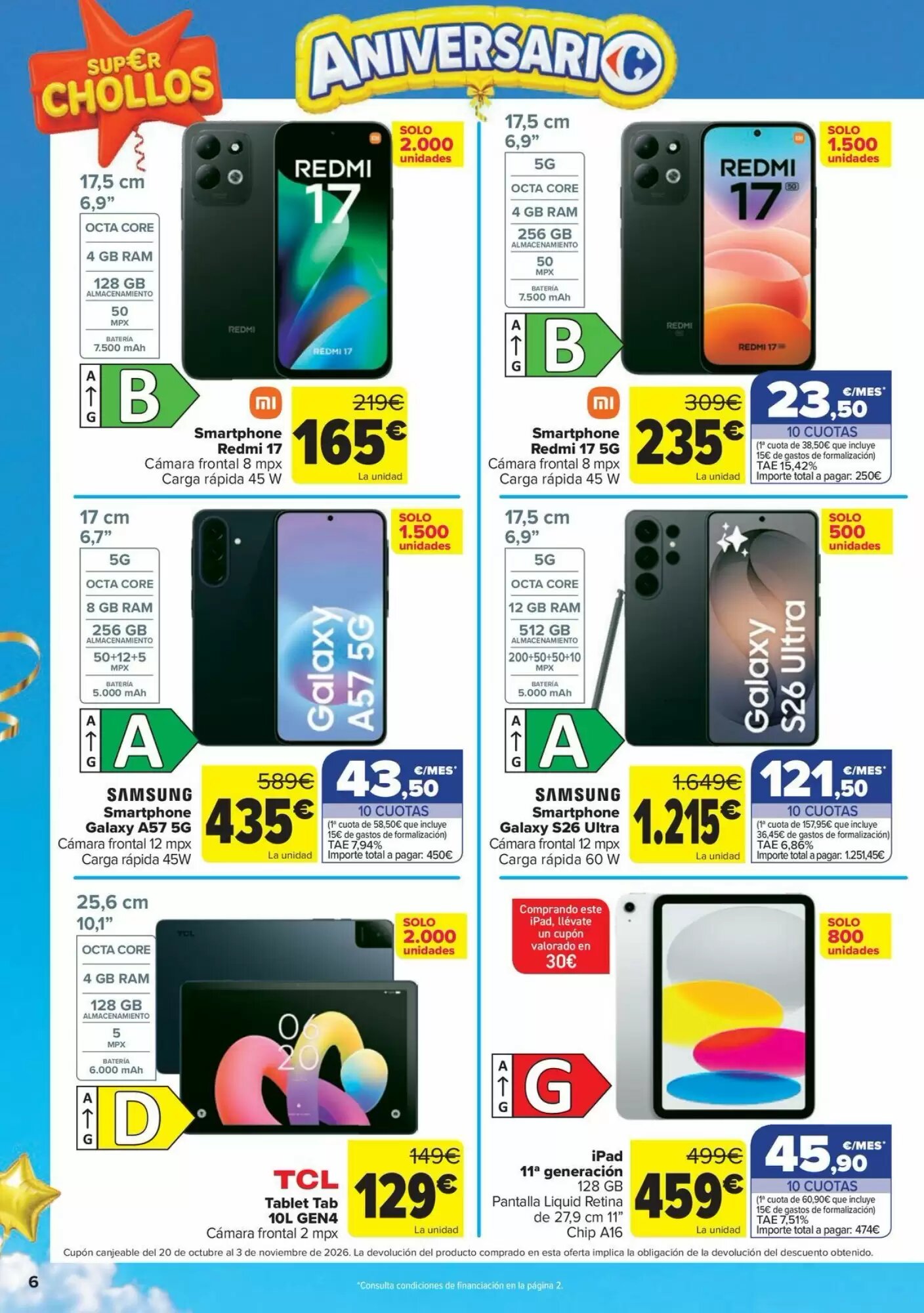 Folleto promocional de Carrefour válido desde el 06/10/2026 - Página 6.