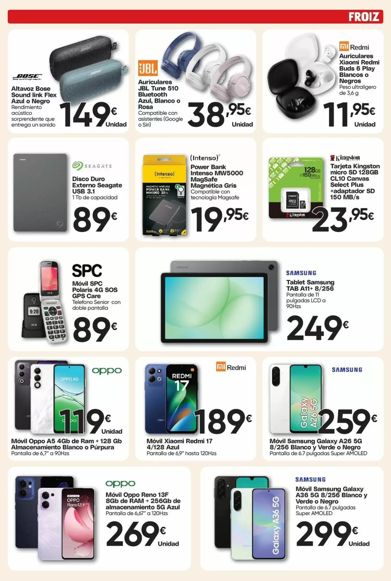 Folleto promocional de FROIZ válido desde el 06/10/2026 - Página 3.