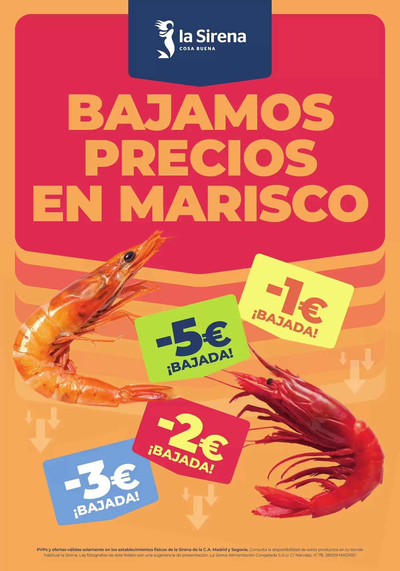 Folleto promocional de La Sirena válido desde el 07/10/2026 - Página 1.