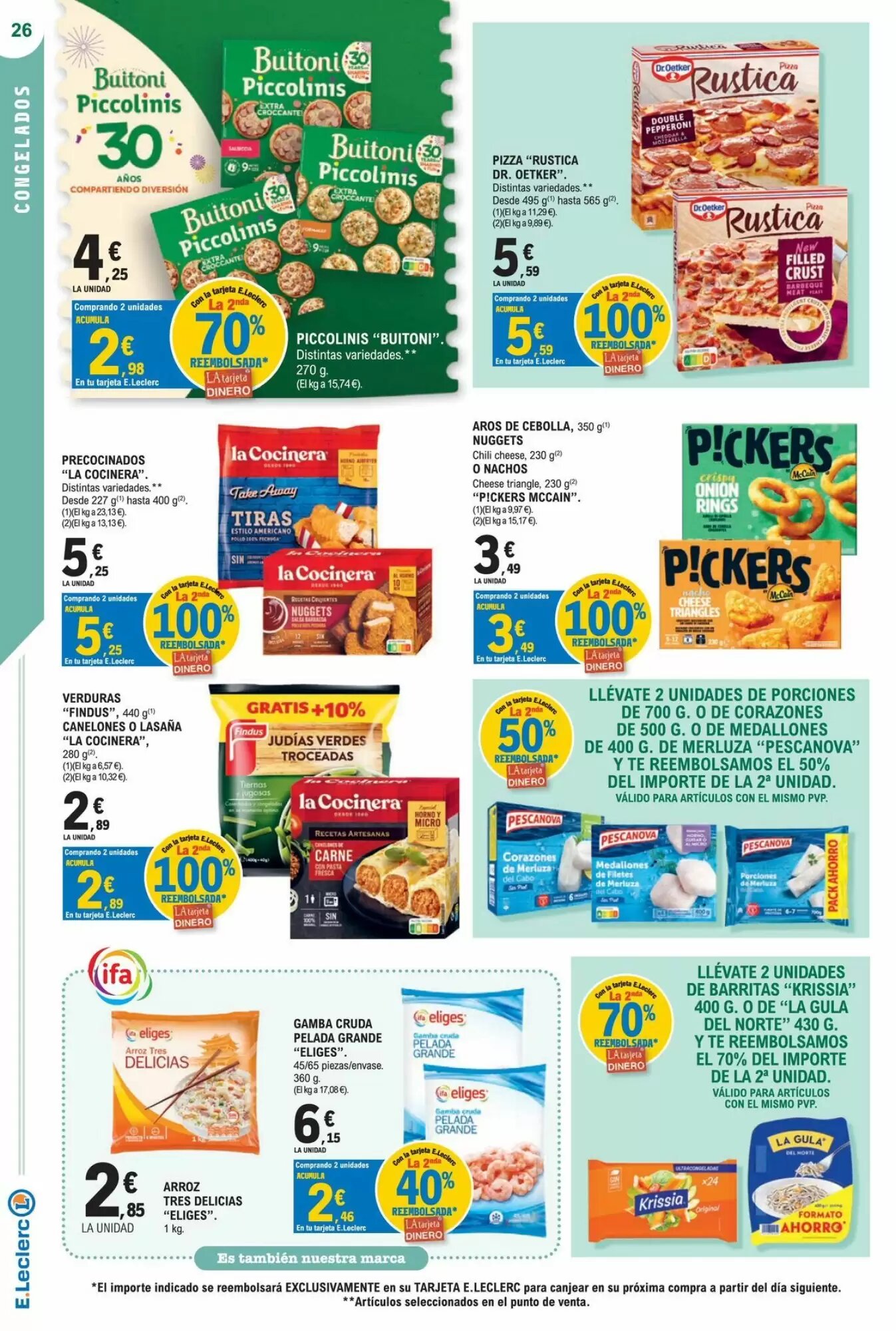 Folleto promocional de E.Leclerc válido desde el 07/10/2026 - Página 26.