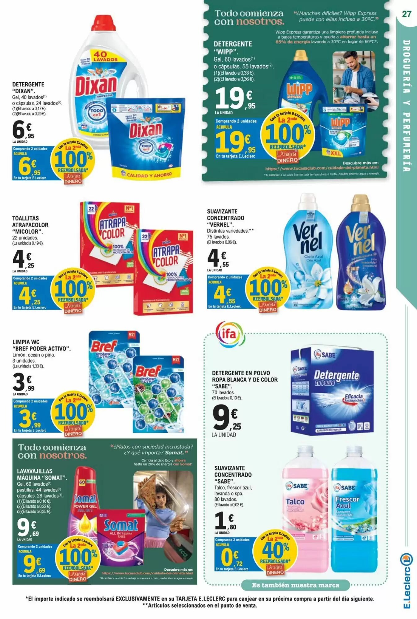 Folleto promocional de E.Leclerc válido desde el 07/10/2026 - Página 27.