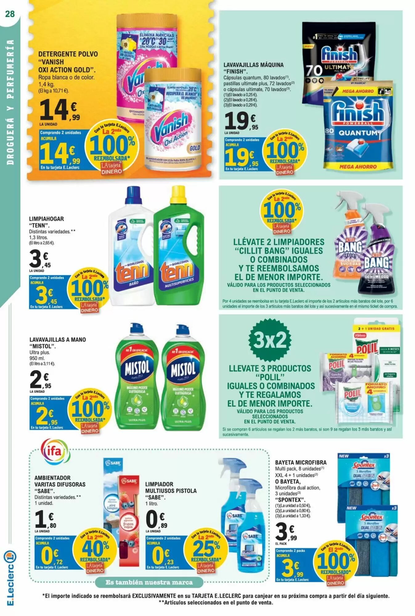 Folleto promocional de E.Leclerc válido desde el 07/10/2026 - Página 28.
