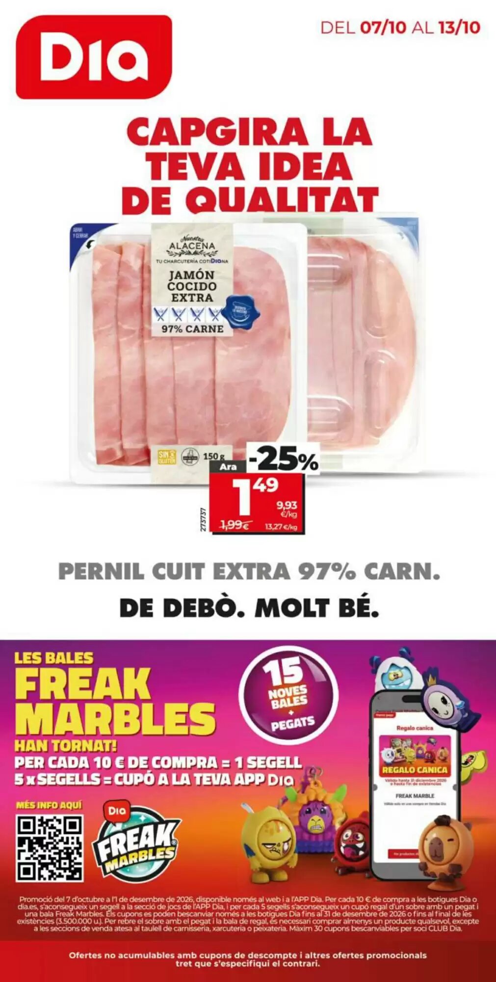 Folleto promocional de Dia válido desde el 07/10/2026 - Página 1.