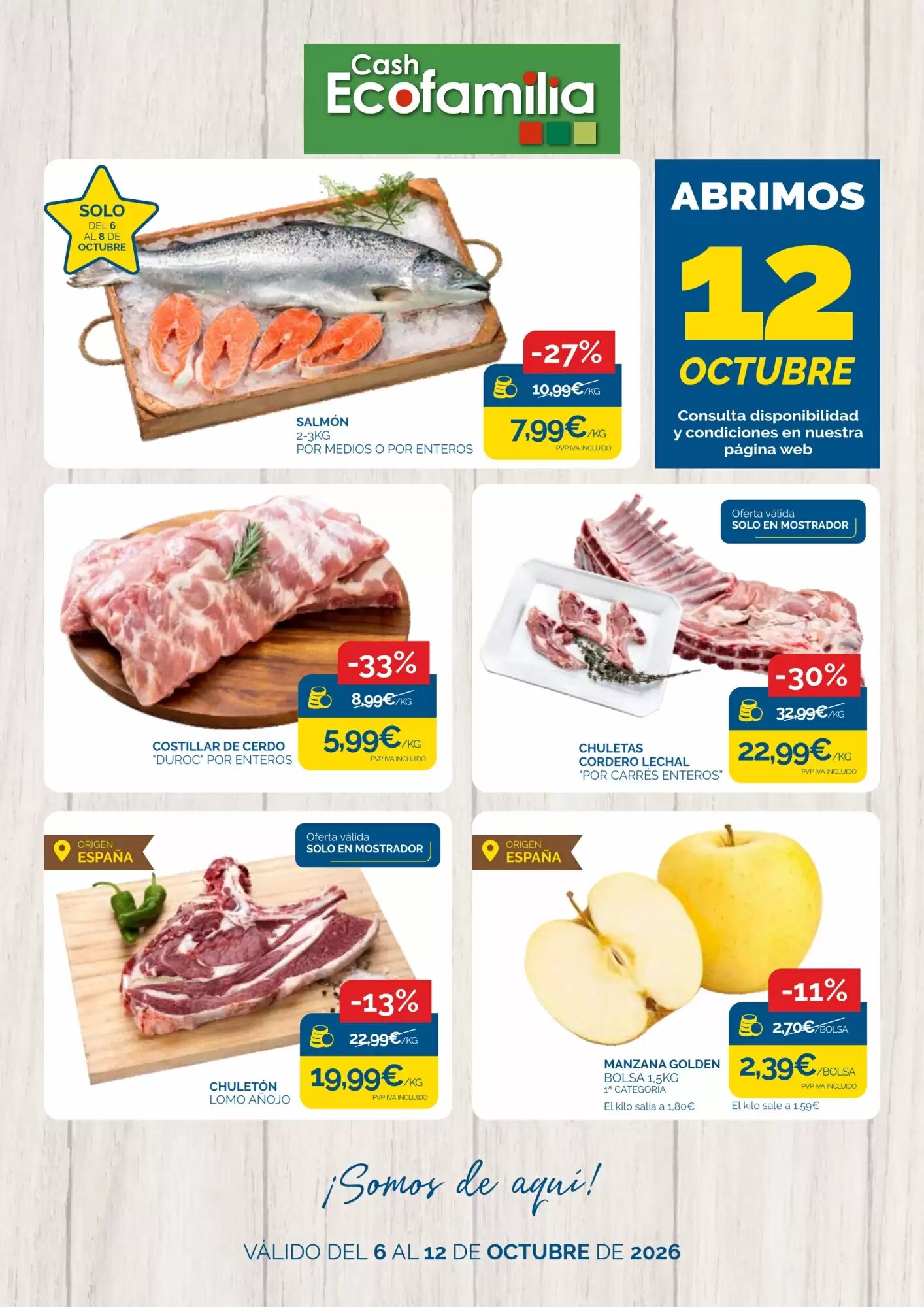 Folleto promocional de E.Leclerc válido desde el 07/10/2026 - Página 1.