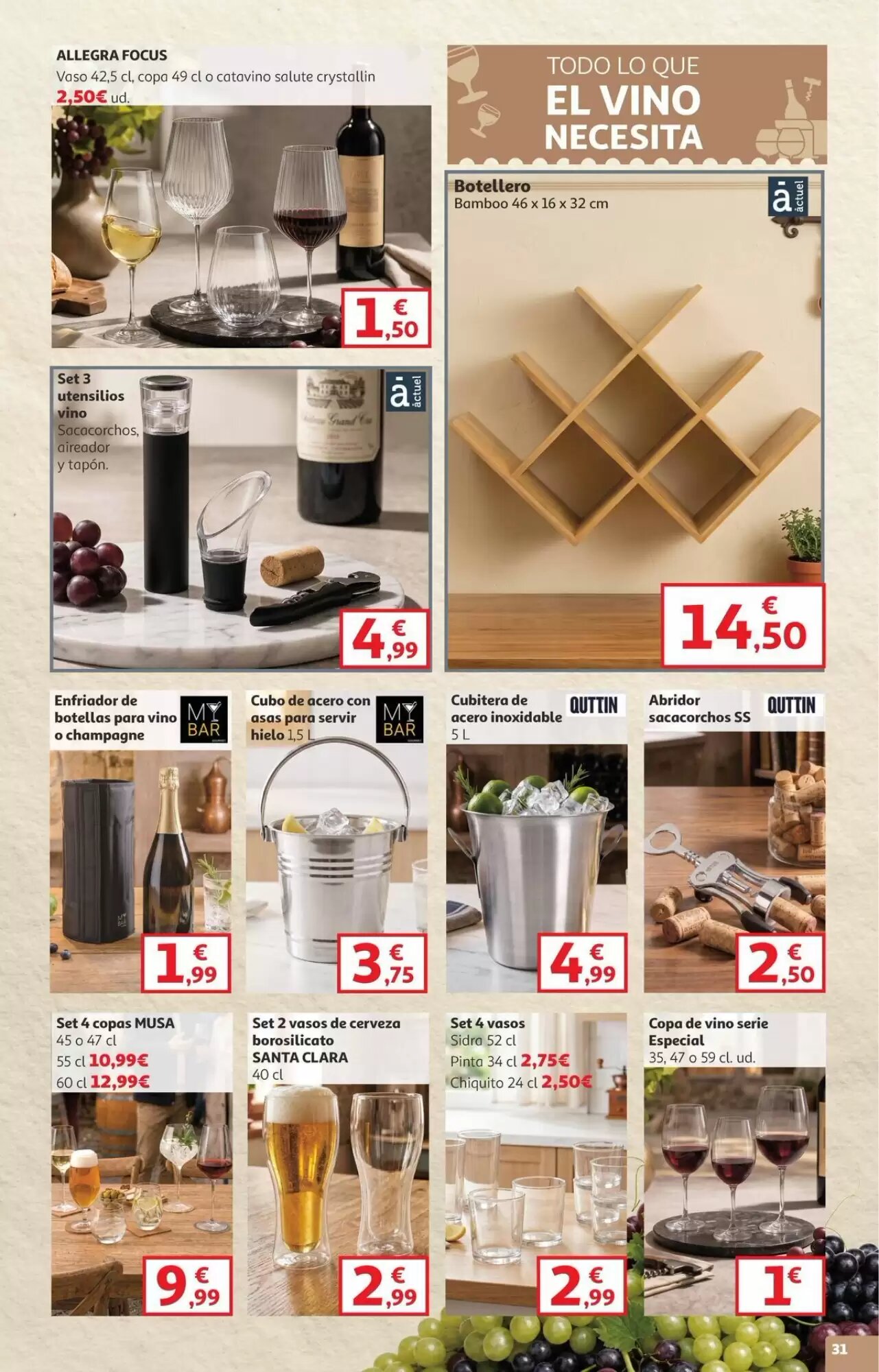 Folleto promocional de Alcampo válido desde el 08/10/2026 - Página 31.