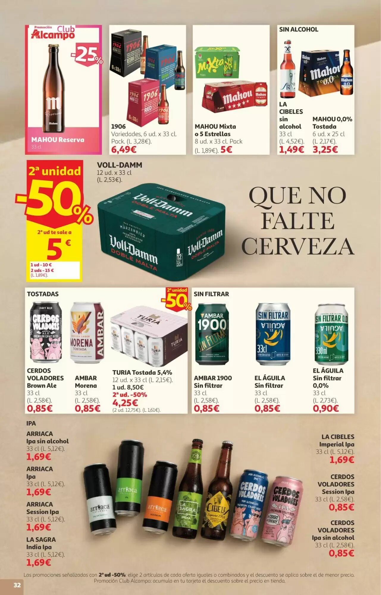 Folleto promocional de Alcampo válido desde el 08/10/2026 - Página 32.