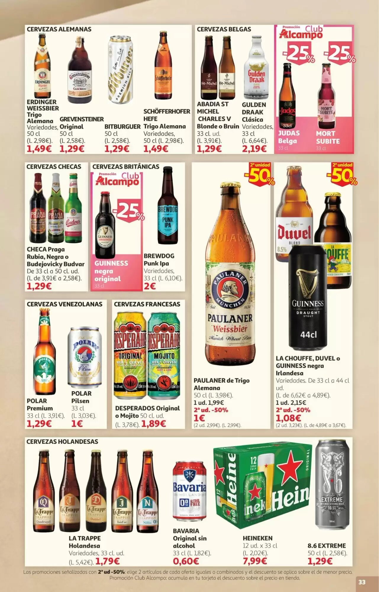 Folleto promocional de Alcampo válido desde el 08/10/2026 - Página 33.