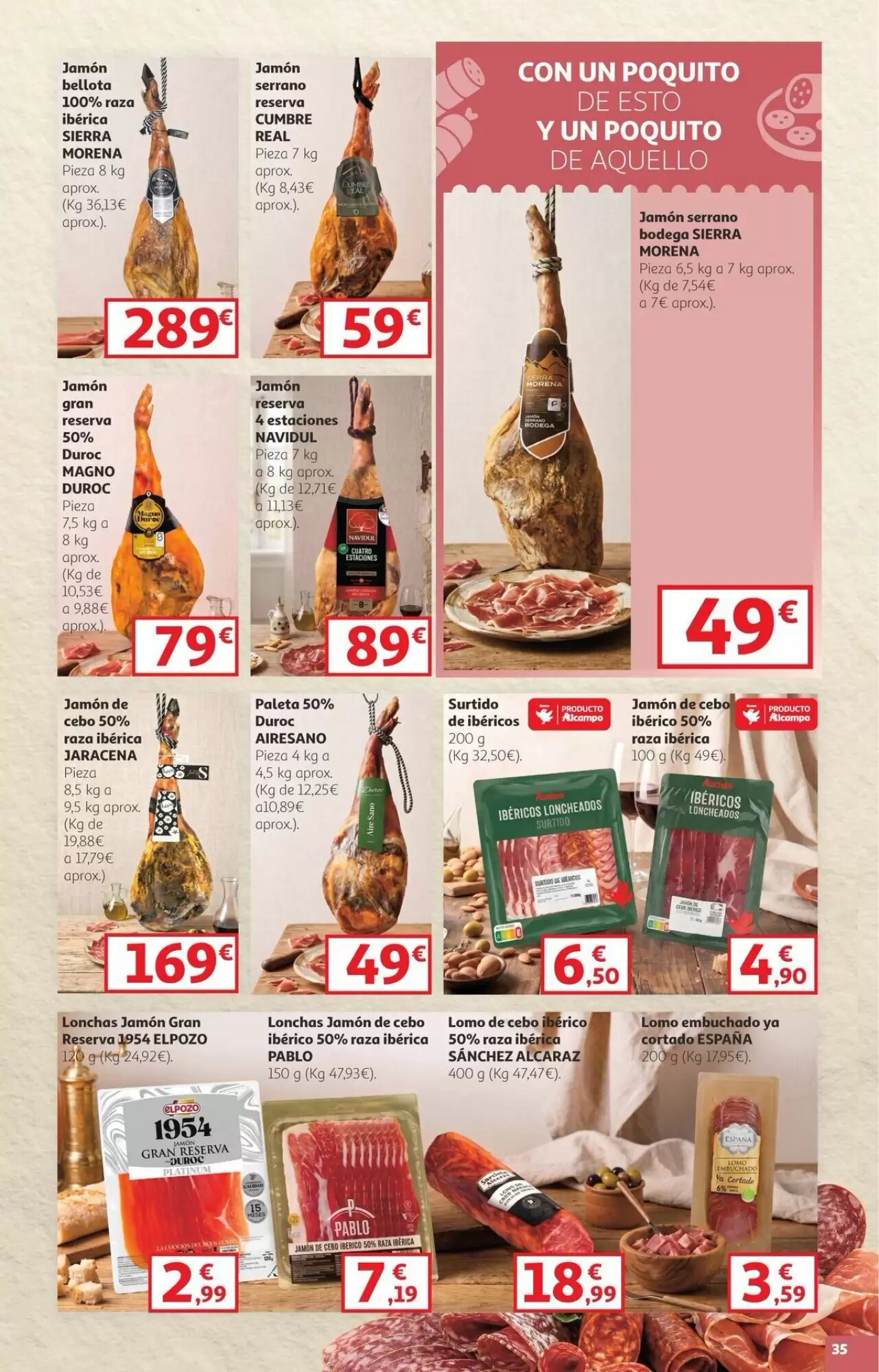 Folleto promocional de Alcampo válido desde el 08/10/2026 - Página 35.