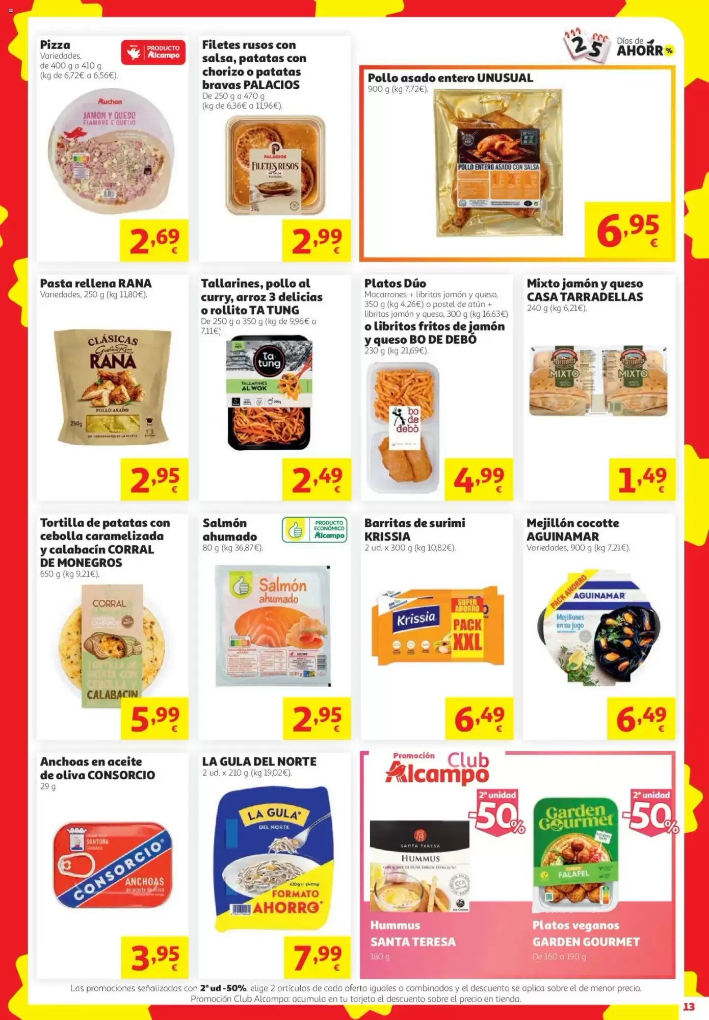 Folleto promocional de Alcampo válido desde el 08/10/2026 - Página 13.