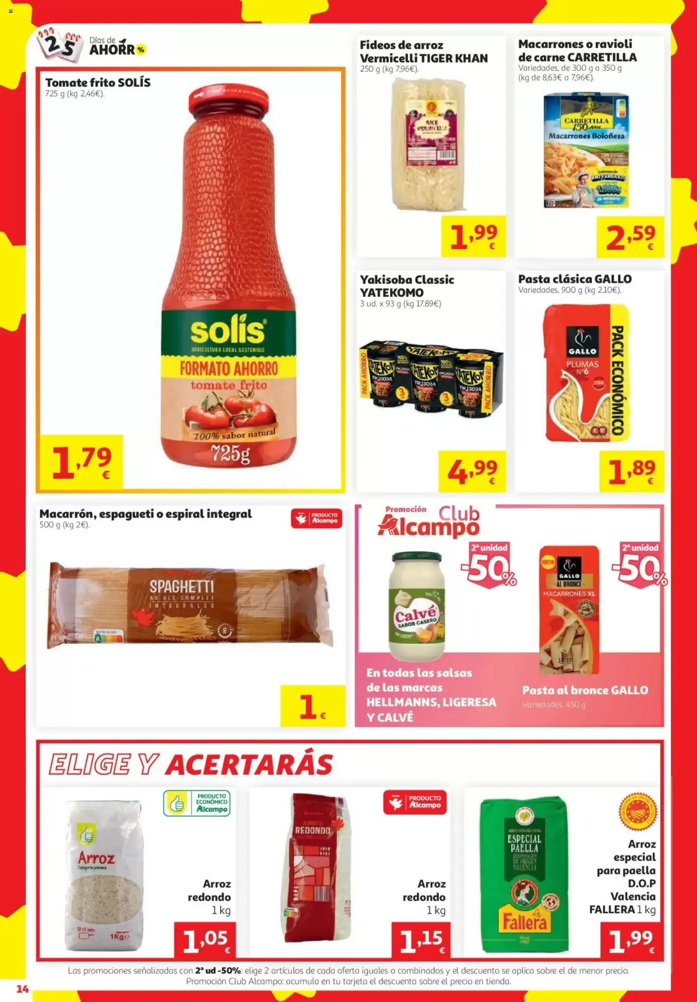 Folleto promocional de Alcampo válido desde el 08/10/2026 - Página 14.