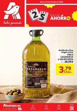 Folleto promocional de Alcampo válido desde el 08/10/2026