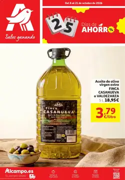 Folleto promocional de Alcampo válido desde el 08/10/2026