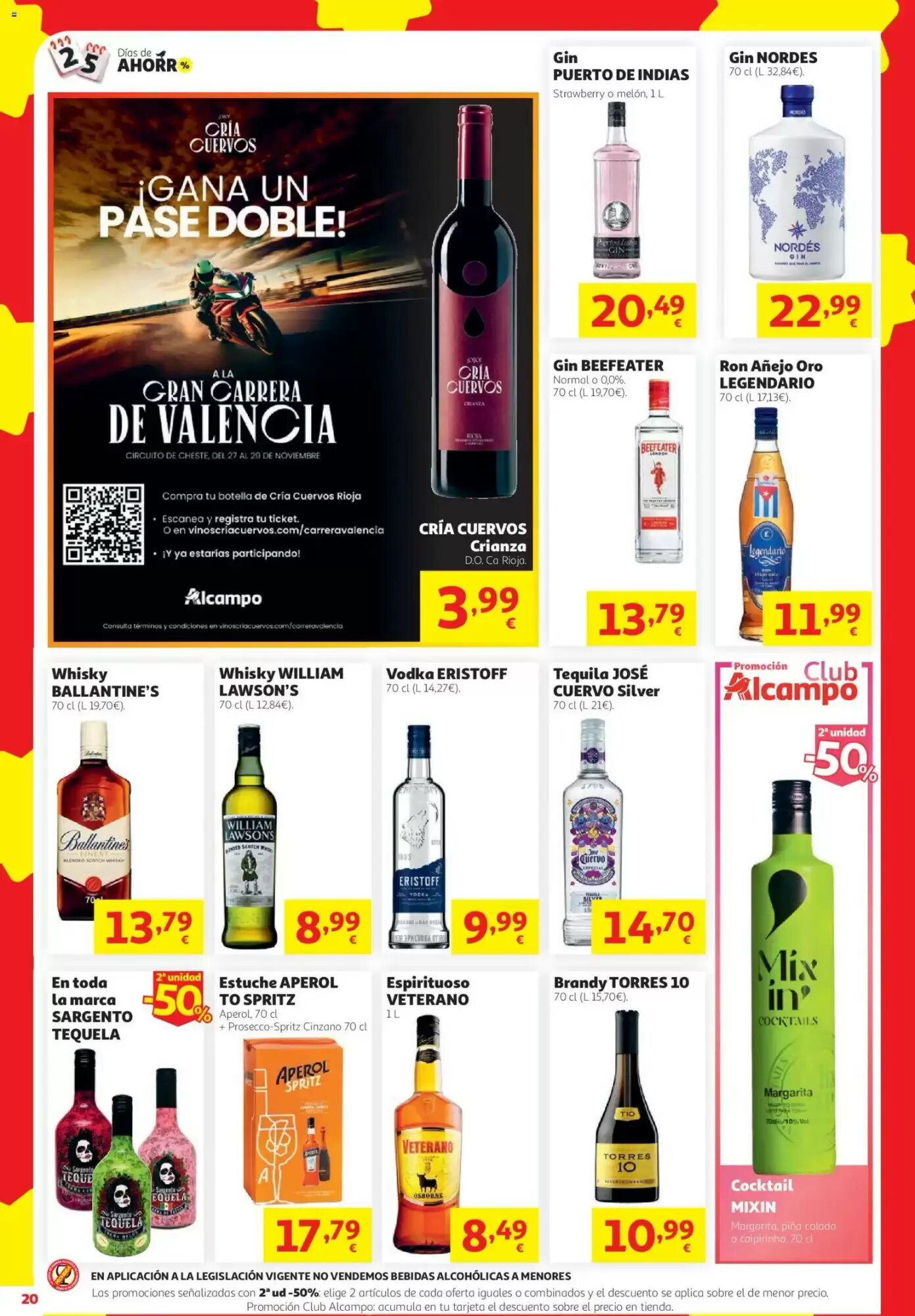 Folleto promocional de Alcampo válido desde el 08/10/2026 - Página 20.