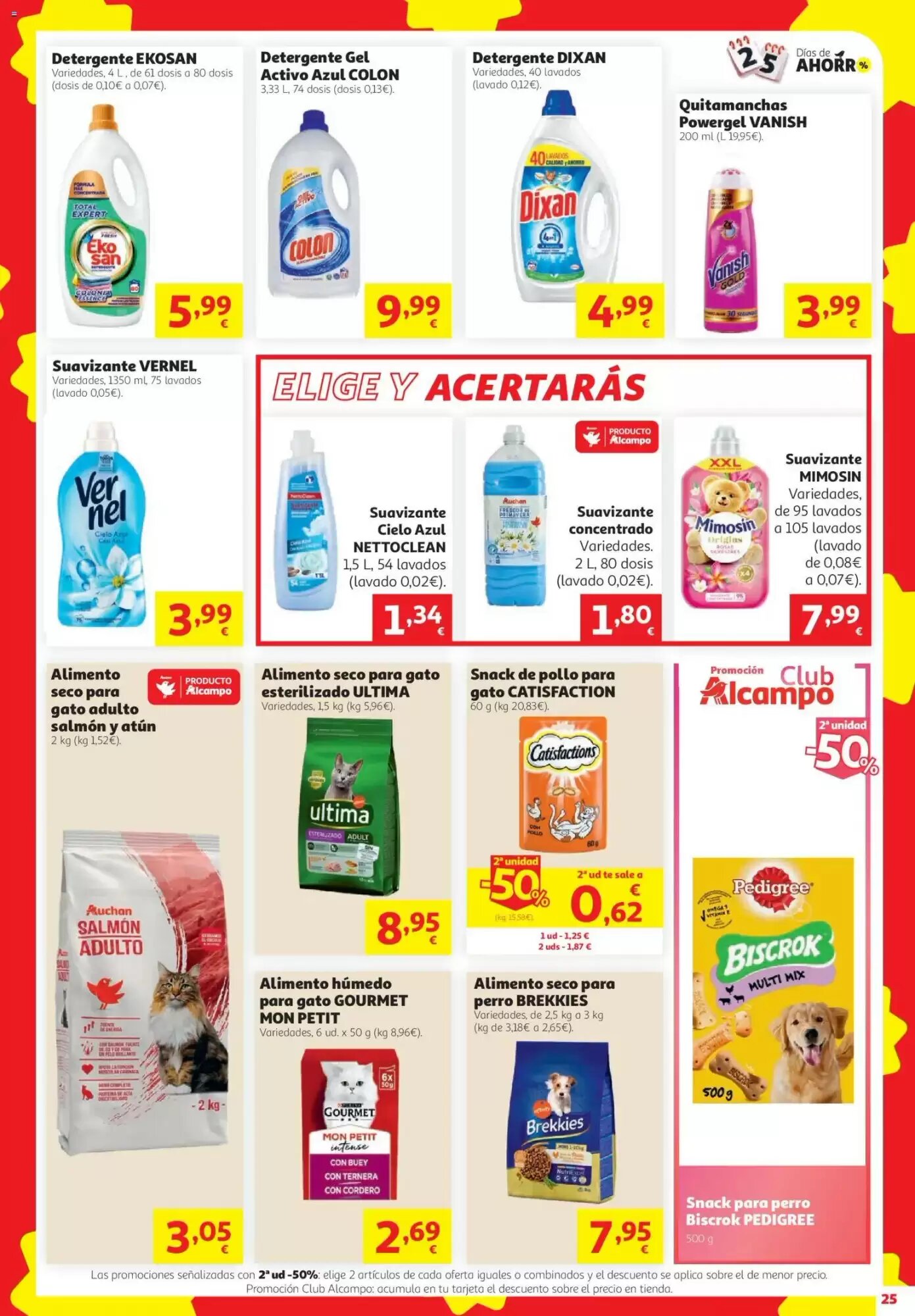 Folleto promocional de Alcampo válido desde el 08/10/2026 - Página 25.