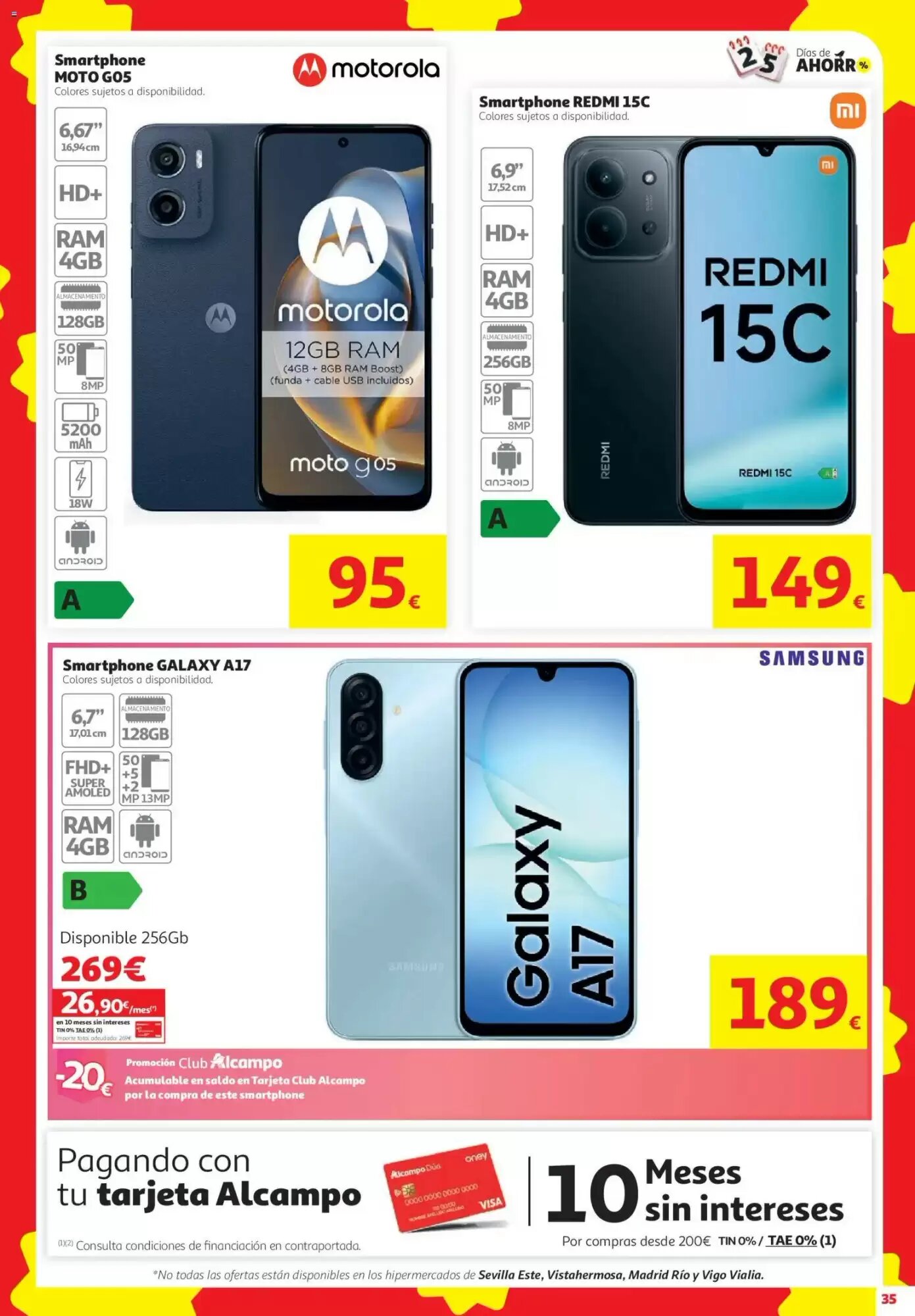 Folleto promocional de Alcampo válido desde el 08/10/2026 - Página 35.