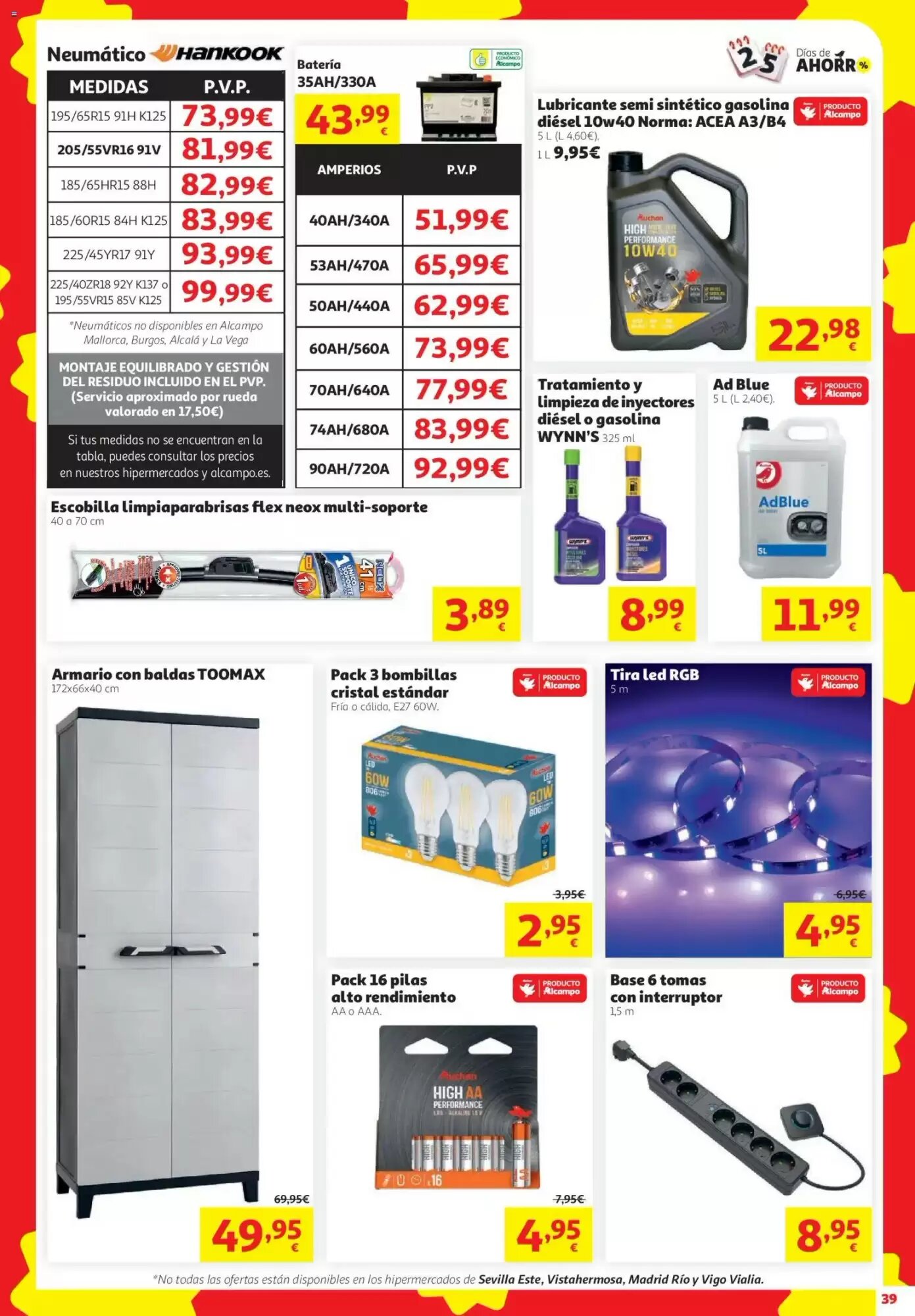 Folleto promocional de Alcampo válido desde el 08/10/2026 - Página 39.