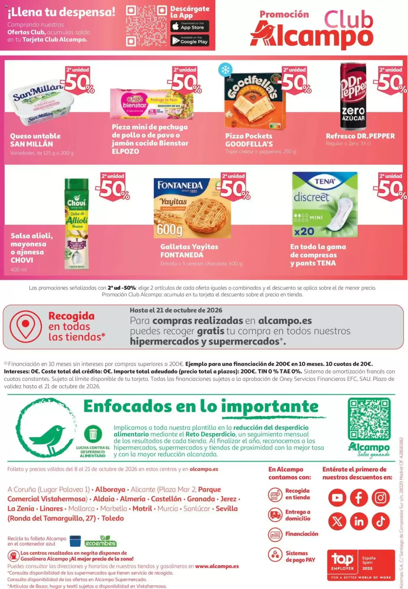 Folleto promocional de Alcampo válido desde el 08/10/2026 - Página 40.
