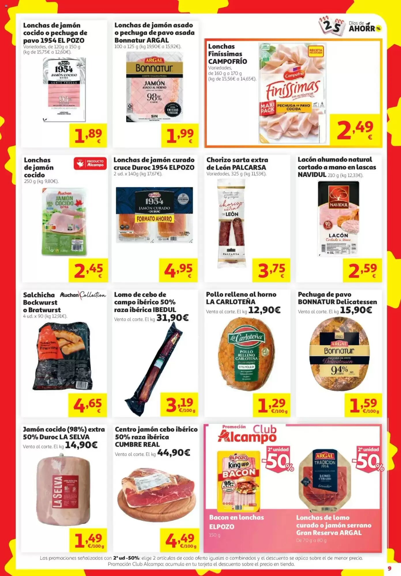 Folleto promocional de Alcampo válido desde el 08/10/2026 - Página 9.