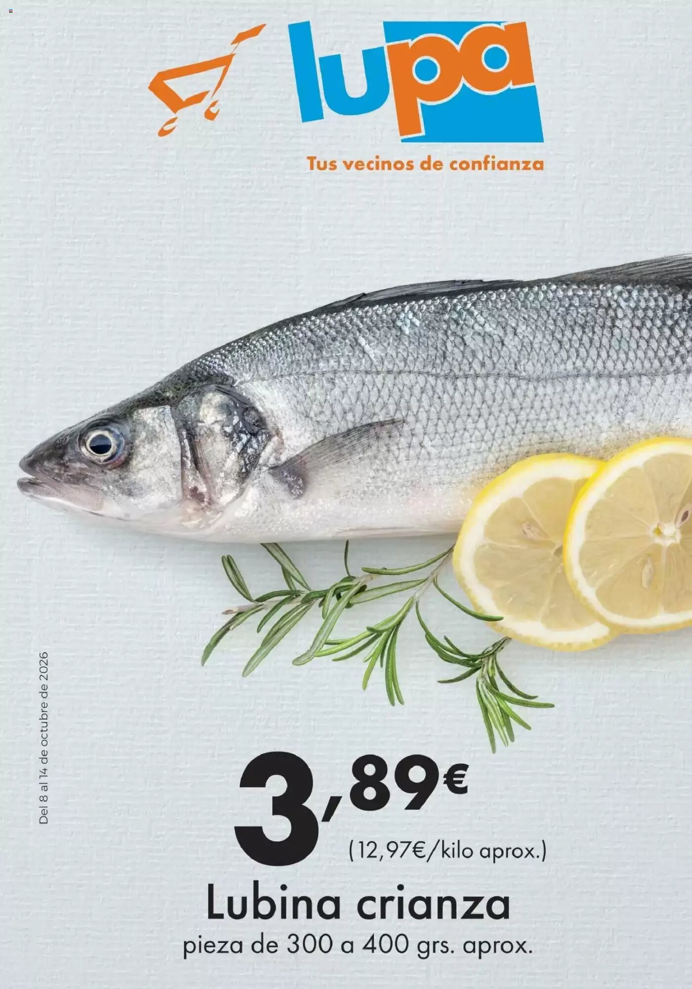 Folleto promocional de Lupa válido desde el 08/10/2026 - Página 1.