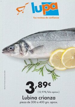 Folleto promocional de Lupa válido desde el 08/10/2026