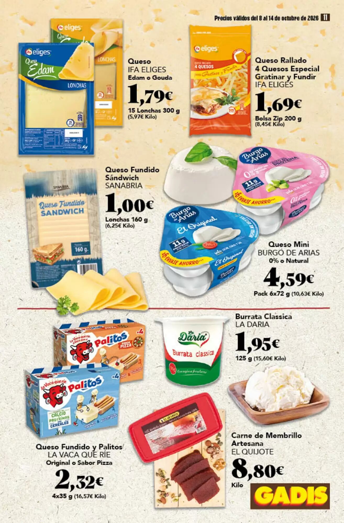 Folleto promocional de Gadis válido desde el 08/10/2026 - Página 11.