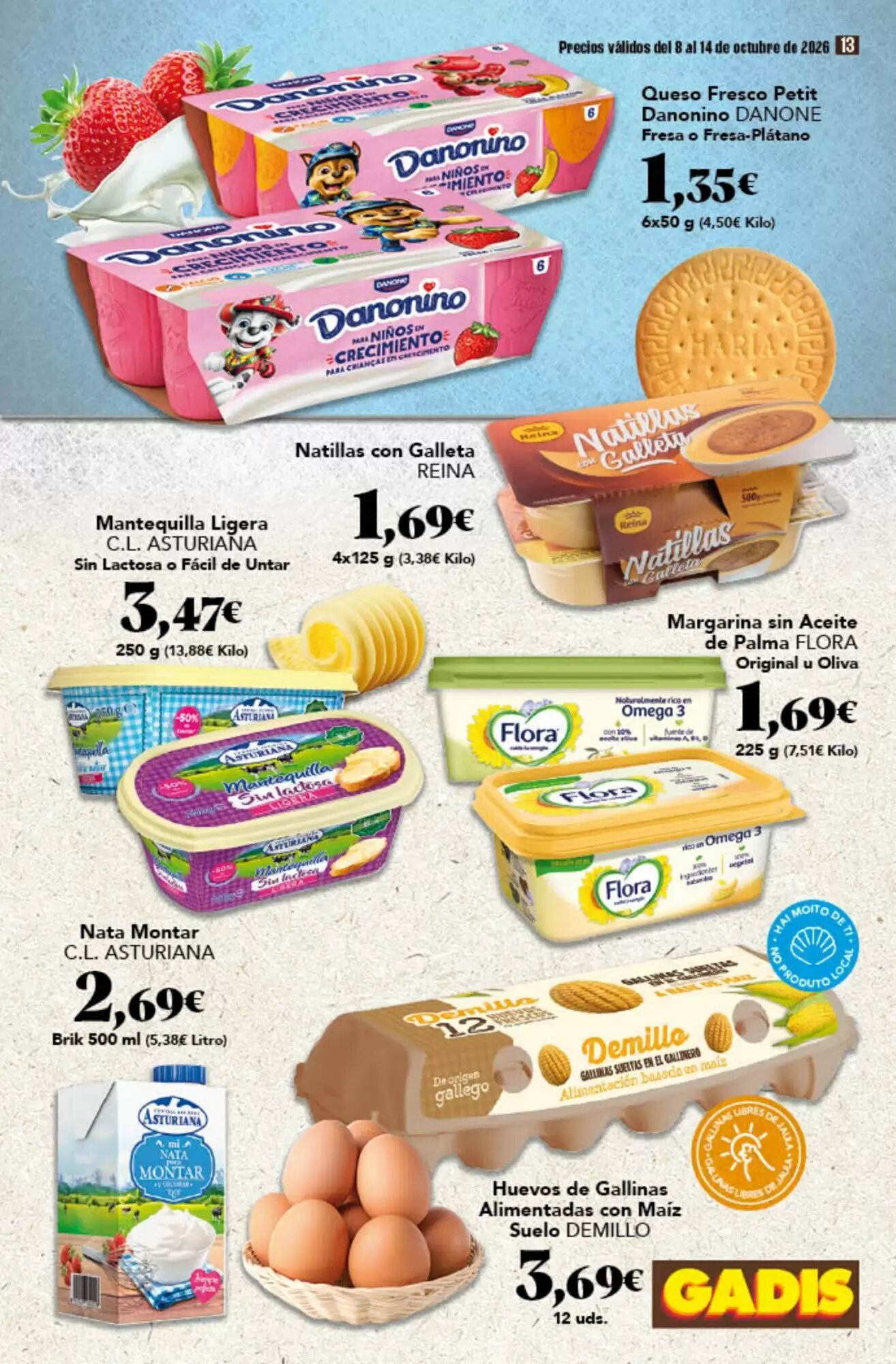 Folleto promocional de Gadis válido desde el 08/10/2026 - Página 13.