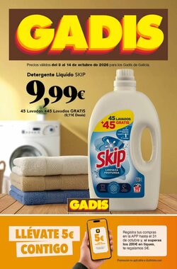 Folleto promocional de Gadis válido desde el 08/10/2026