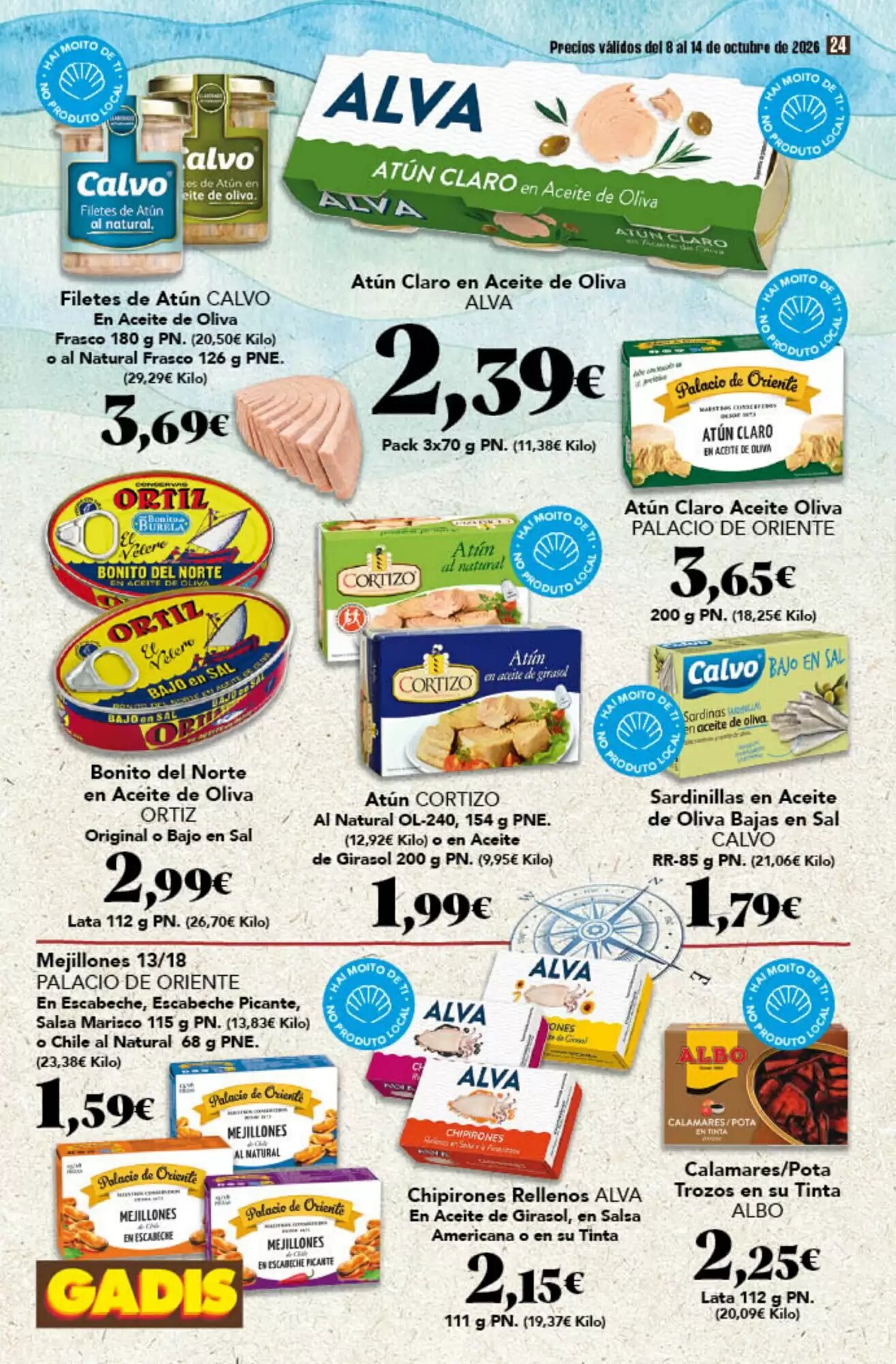 Folleto promocional de Gadis válido desde el 08/10/2026 - Página 24.
