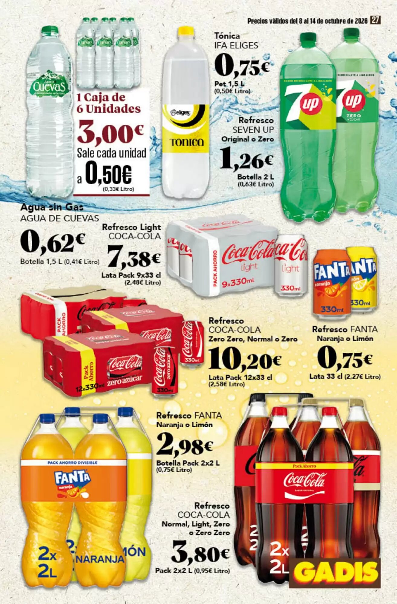 Folleto promocional de Gadis válido desde el 08/10/2026 - Página 27.