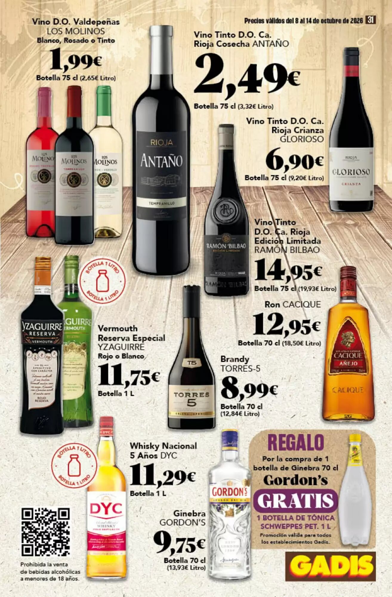 Folleto promocional de Gadis válido desde el 08/10/2026 - Página 31.