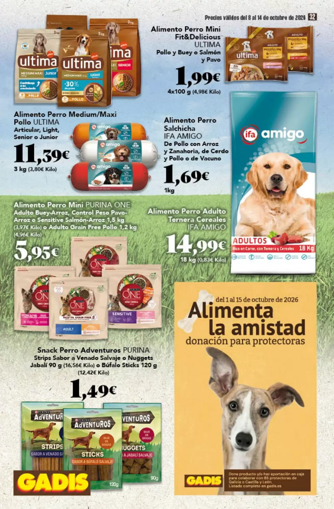 Folleto promocional de Gadis válido desde el 08/10/2026 - Página 32.