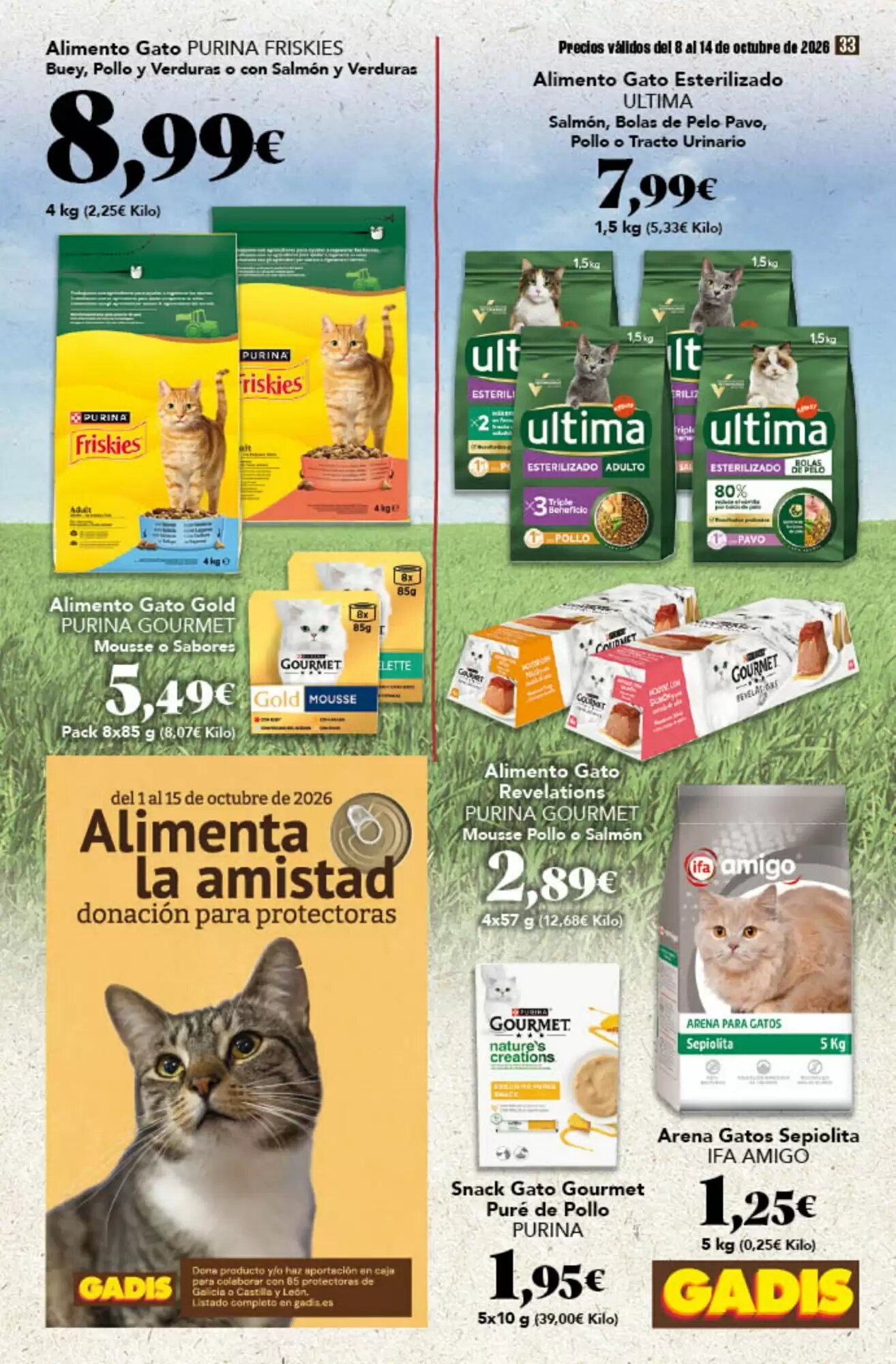 Folleto promocional de Gadis válido desde el 08/10/2026 - Página 33.
