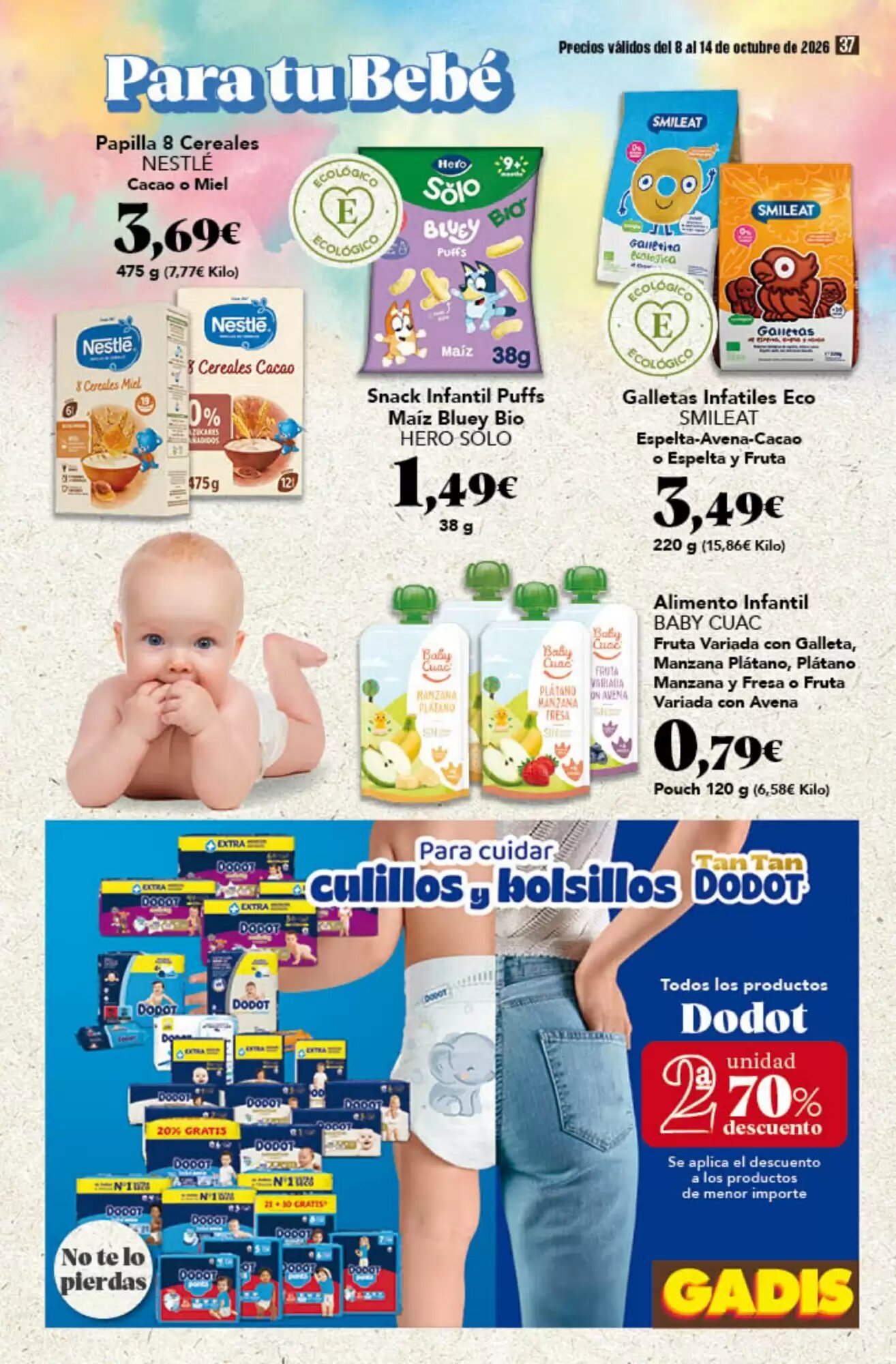 Folleto promocional de Gadis válido desde el 08/10/2026 - Página 37.
