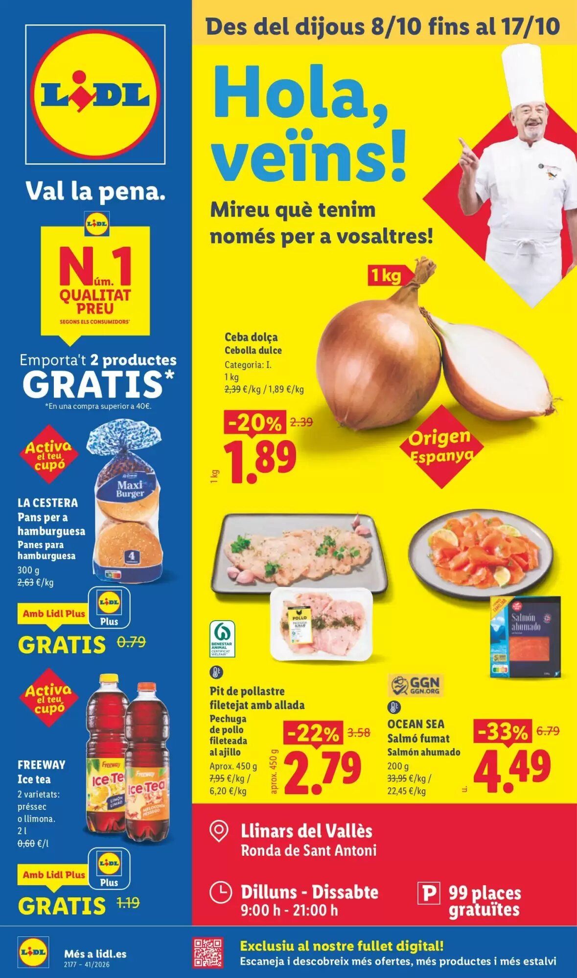 Folleto promocional de Lidl válido desde el 08/10/2026 - Página 1.