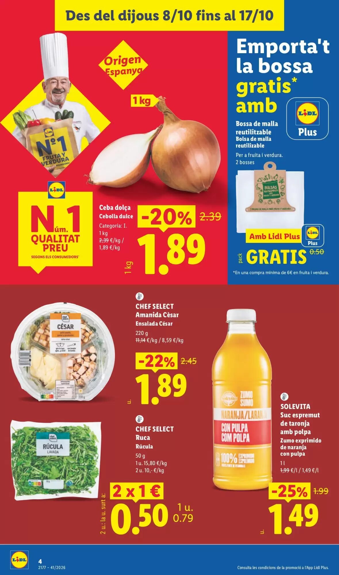 Folleto promocional de Lidl válido desde el 08/10/2026 - Página 4.