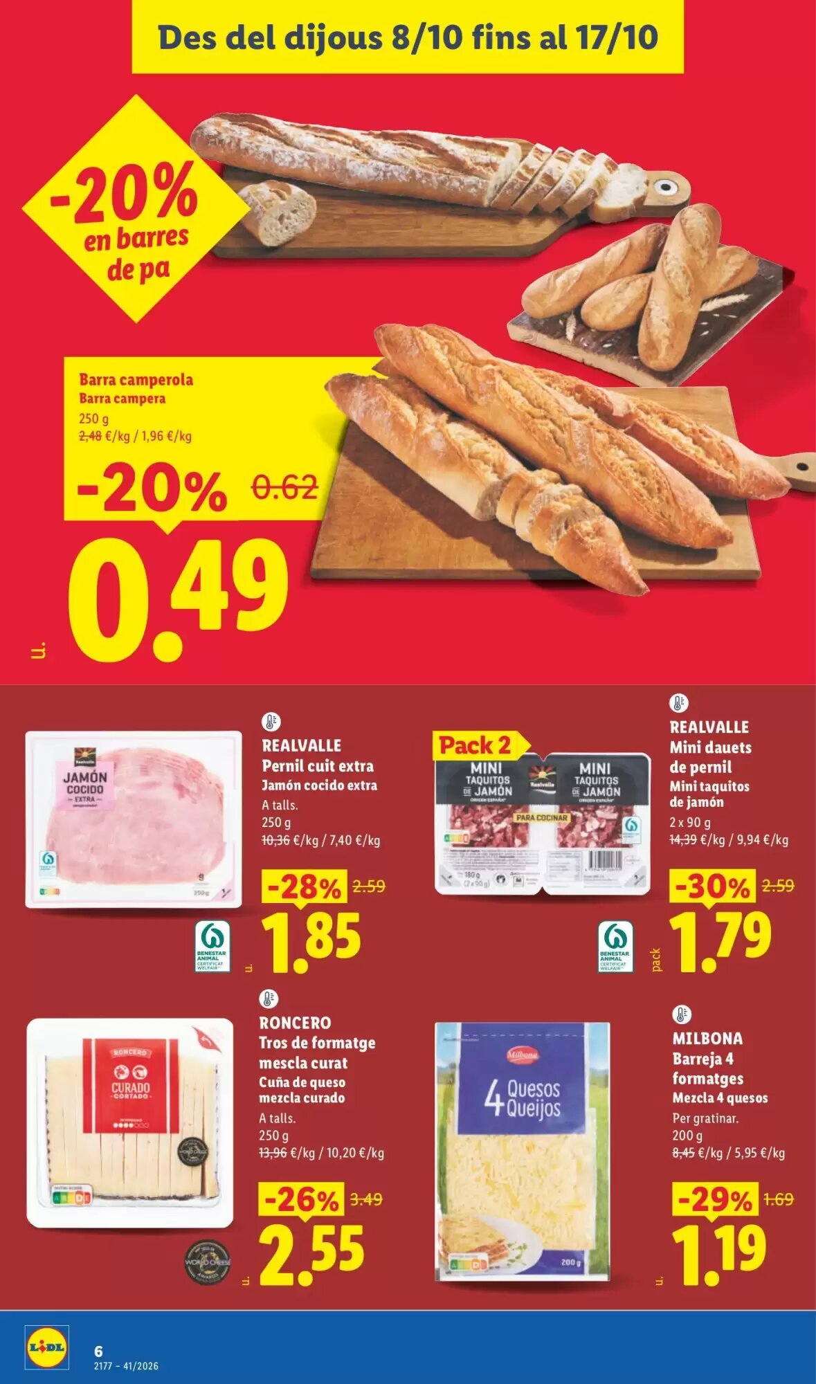 Folleto promocional de Lidl válido desde el 08/10/2026 - Página 6.