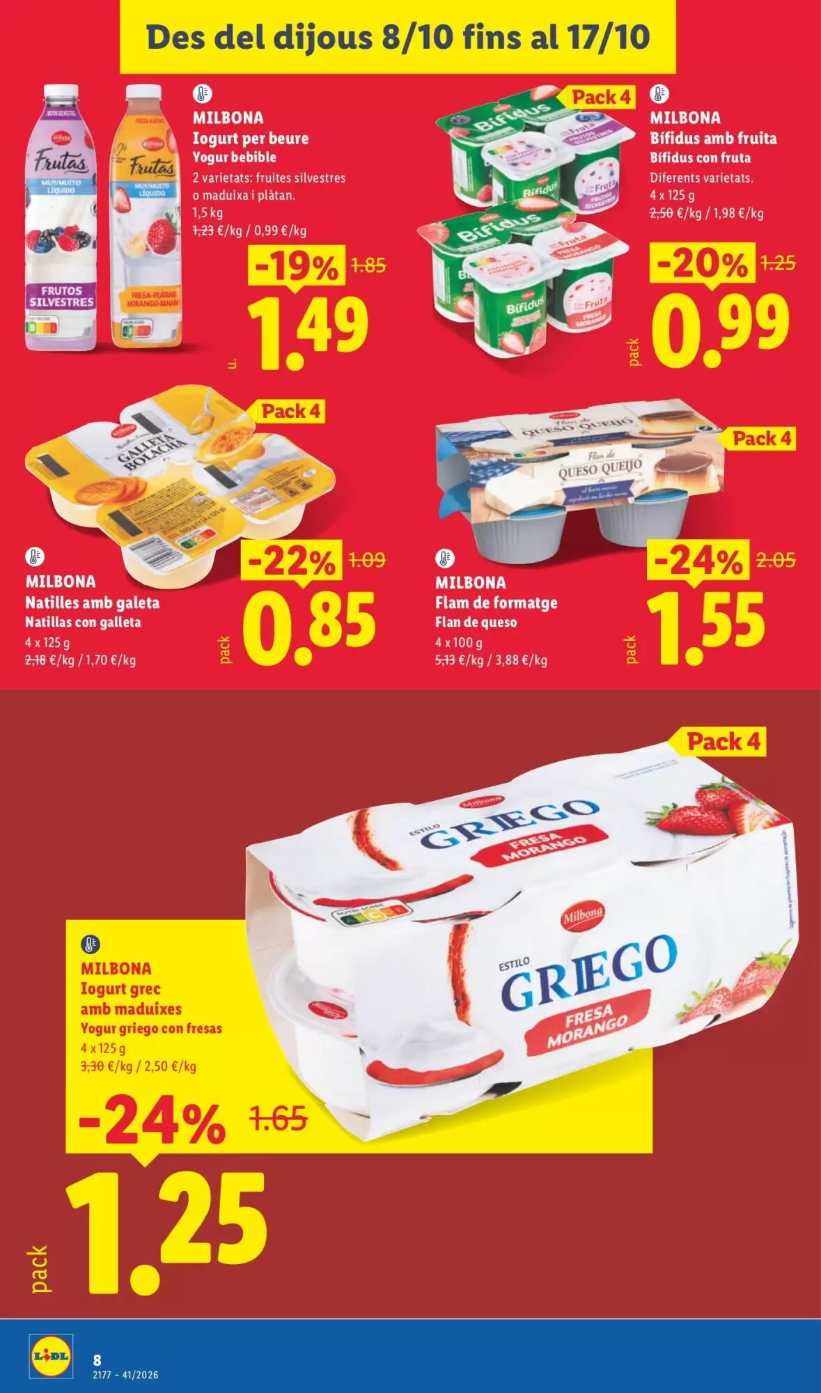 Folleto promocional de Lidl válido desde el 08/10/2026 - Página 8.
