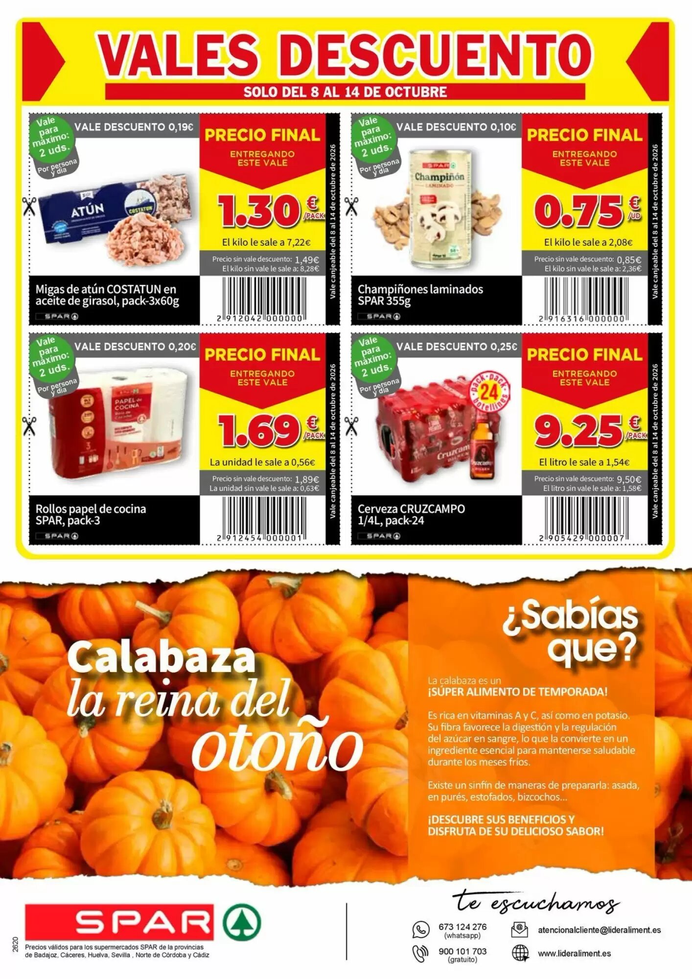 Folleto promocional de Spar válido desde el 08/10/2026 - Página 12.