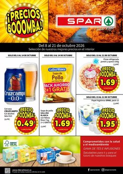 Folleto promocional de Spar válido desde el 08/10/2026