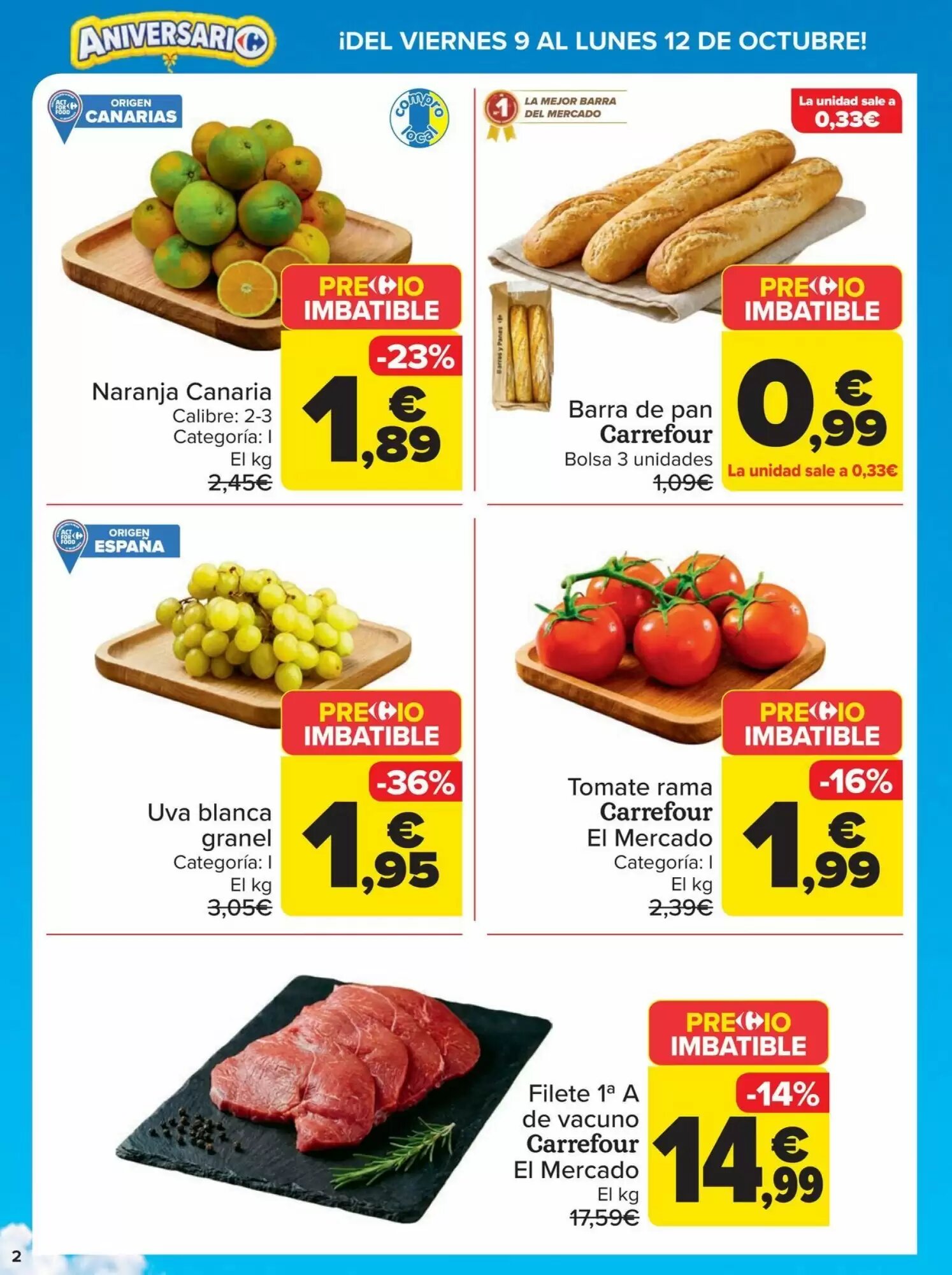 Folleto promocional de Carrefour válido desde el 09/10/2026 - Página 2.