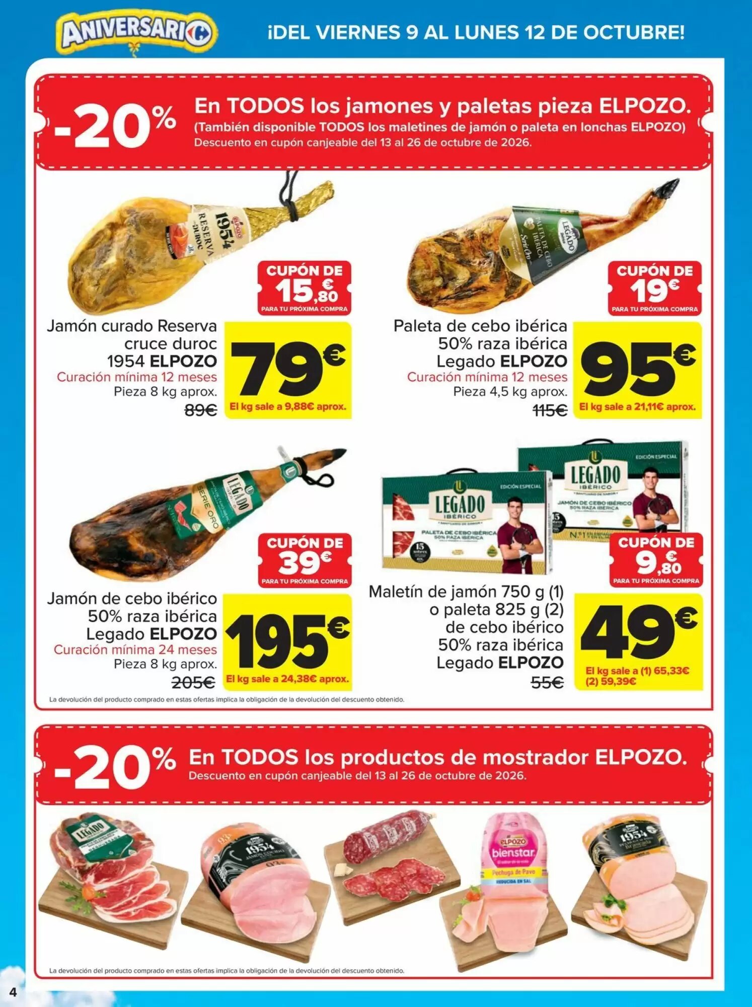 Folleto promocional de Carrefour válido desde el 09/10/2026 - Página 4.