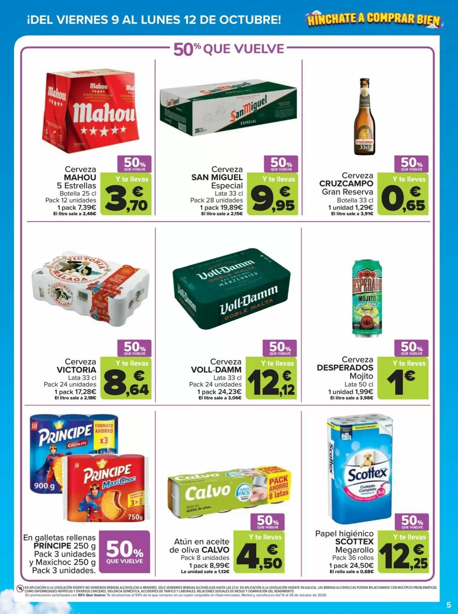 Folleto promocional de Carrefour válido desde el 09/10/2026 - Página 5.