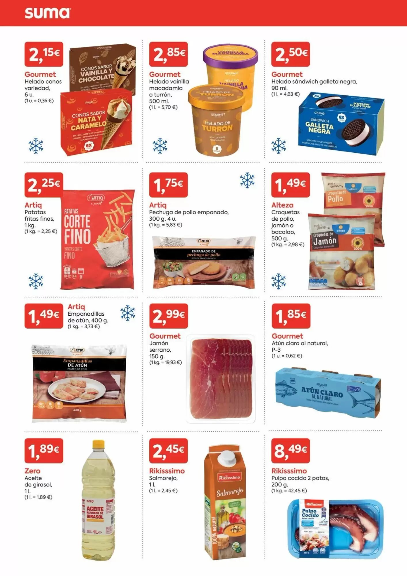 Folleto promocional de Suma Supermercados válido desde el 09/10/2026 - Página 4.