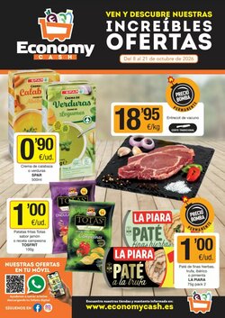 Folleto promocional de Economy Cash válido desde el 09/10/2026