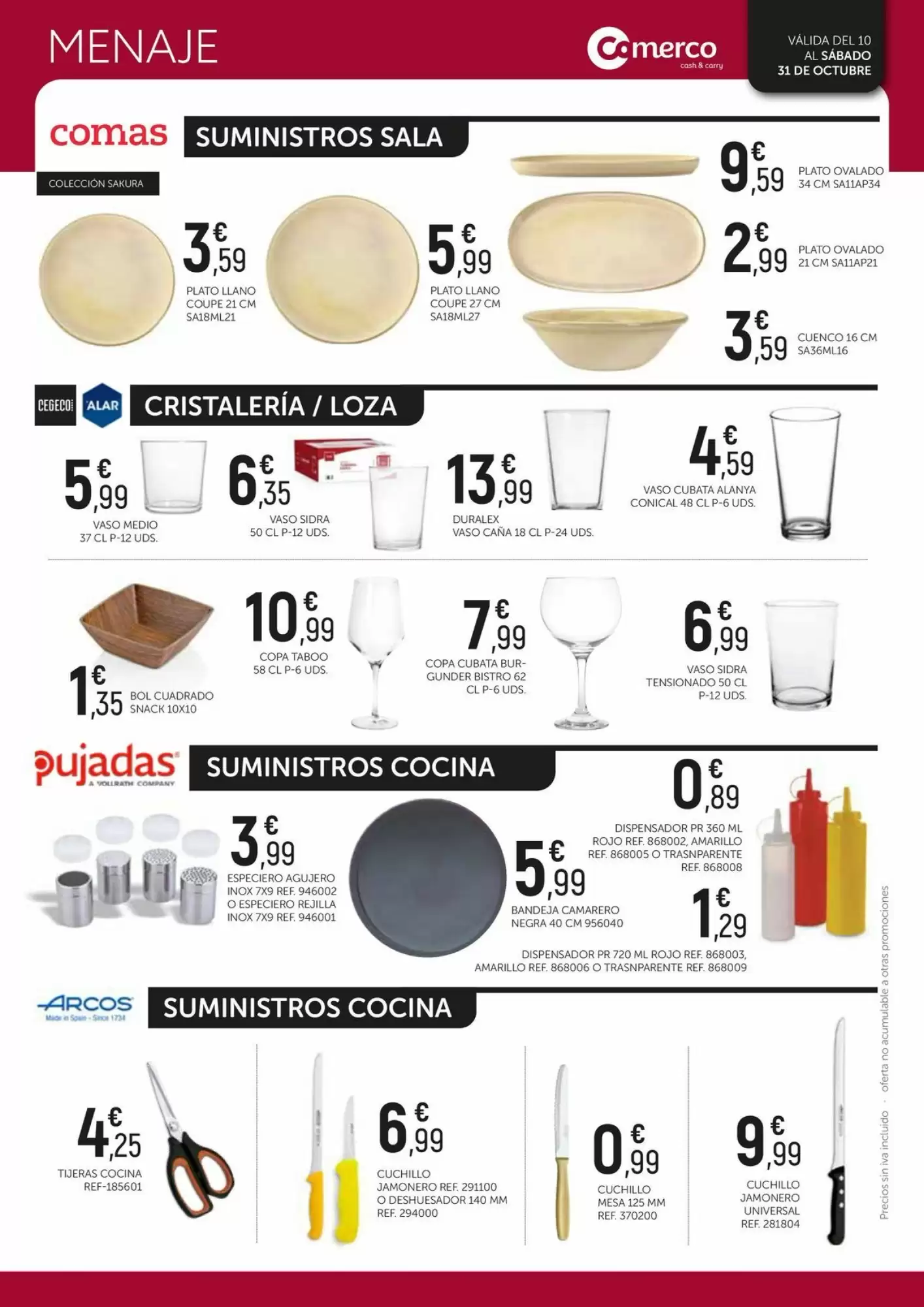 Folleto promocional de Comerco Cash & Carry válido desde el 10/10/2026 - Página 11.