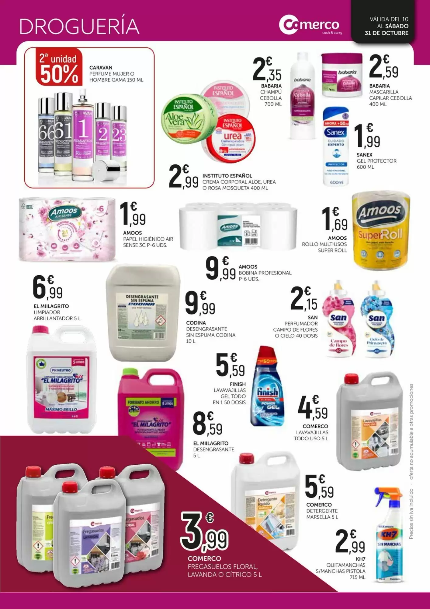 Folleto promocional de Comerco Cash & Carry válido desde el 10/10/2026 - Página 9.